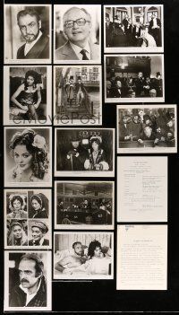 9m009 LOT OF 13 GREAT TRAIN ROBBERY 8x10 STILLS AND 7 BROCHURES '79 portraits of top stars!