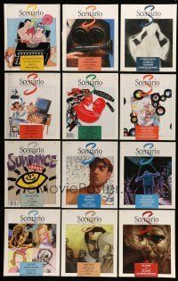 9m078 LOT OF 15 SCENARIO MAGAZINES '90s The Magazine of Screenwriting Art, great content!