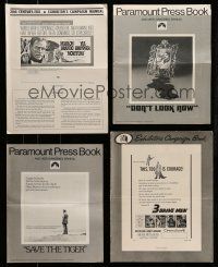 9m156 LOT OF 28 FOLDED UNCUT PRESSBOOKS '50s-70s advertising images from a variety of movies!