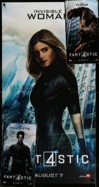 9m216 LOT OF 3 FANTASTIC FOUR PHONEBOOTH POSTERS '15 Invisible Woman, The Thing, Mr. Fantastic!