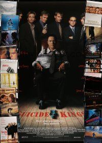 9m371 LOT OF 21 UNFOLDED MOSTLY DOUBLE-SIDED 27x40 ONE-SHEETS '90s a variety of movie images!