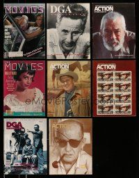 9m082 LOT OF 8 MAGAZINES '70s-90s The Movies, Directors Guild of America Magazine!