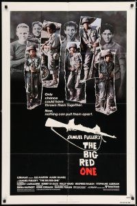 9p111 BIG RED ONE 1sh '80 directed by Samuel Fuller, Lee Marvin, Mark Hamill in WWII!