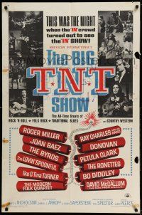 9p113 BIG T.N.T. SHOW 1sh '66 all-star rock & roll, traditional blues, country western & folk rock