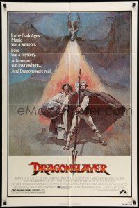 9p266 DRAGONSLAYER 1sh '81 in the Dark Ages, dragons were real, not a fantasy!