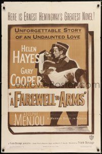9p298 FAREWELL TO ARMS 1sh R49 Gary Cooper, Helen Hayes, Ernest Hemingway!