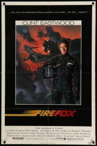 9p309 FIREFOX 1sh '82 cool C.D. de Mar art of killing machine, Clint Eastwood!