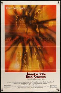 9p413 INVASION OF THE BODY SNATCHERS 1sh '78 Kaufman classic remake of space invaders