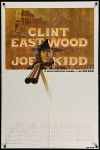 9p432 JOE KIDD 1sh '72 John Sturges, if you're looking for trouble, he's Clint Eastwood!