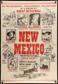 9p579 NEW MEXICO military 1sh R60s Irving Reis directed, Lew Ayres, Marilyn Maxwell & Andy Devine