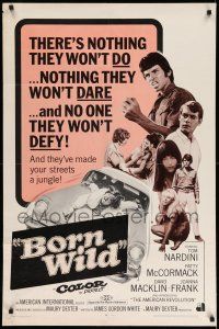 9p995 YOUNG ANIMALS 1sh '68 AIP bad teens, the wildest of the young ones!
