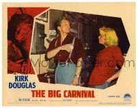 9r542 ACE IN THE HOLE LC #5 '51 Billy Wilder, Kirk Douglas talks to Jan Sterling, Big Carnival!