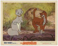 9r559 ARISTOCATS LC '71 Disney feline jazz musical cartoon, great image of O'Malley & Duchess!