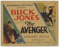 9r023 AVENGER TC '31 cool images of Buck Jones on rearing horse and man being strangled!
