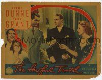 9r561 AWFUL TRUTH LC '37 c/u of Ralph Bellamy between Cary Grant & pretty Irene Dunne!