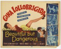 9r030 BEAUTIFUL BUT DANGEROUS TC '57 great images of super sexy Gina Lollobrigida!