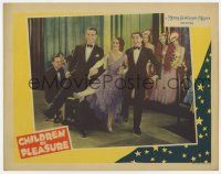 9r613 CHILDREN OF PLEASURE LC '30 great image of Wynne Gibson dancing with two men by piano!