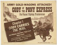 9r075 CODY OF THE PONY EXPRESS chapter 1 TC '50 Jock Mahoney serial, Far-Famed Fighting Frontiersman