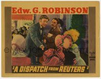 9r649 DISPATCH FROM REUTERS LC '40 Edward G. Robinson grabs Eddie Albert flirting with ladies!
