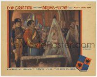 9r660 DRUMS OF LOVE LC '28 D.W. Griffith's greatest picture since Birth of a Nation, Mary Philbin