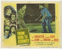 9r682 FROM HERE TO ETERNITY LC '53 Montgomery Clift in knife fight with Ernest Borgnine!