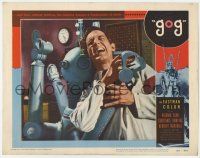 9r692 GOG LC #7 '54 best wacky close up of Frankenstein of steel robot choking its maker!