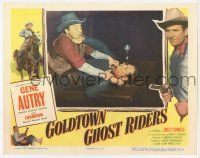 9r697 GOLDTOWN GHOST RIDERS LC '53 cowboy Gene Autry being pinned down by John Doucette!