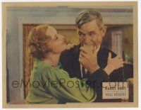 9r712 HANDY ANDY LC '34 pretty Peggy Wood embraces Will Rogers who's eating an apple!