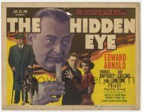 9r168 HIDDEN EYE TC '45 blind detective Edward Arnold aided by Friday the seeing eye dog!