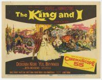 9r196 KING & I TC '56 Deborah Kerr & Yul Brynner in Rodgers & Hammerstein's musical!