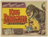 9r197 KING DINOSAUR TC '55 Bert I. Gordon, prehistoric world of fantastic adventure come to life!