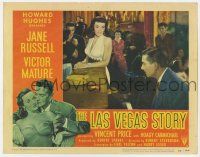 9r779 LAS VEGAS STORY LC #1 '52 sexy Jane Russell standing over Hoagy Carmichael at piano!