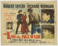 9r211 LAW & JAKE WADE TC '58 Robert Taylor, Richard Widmark & Patricia Owens, John Sturges!
