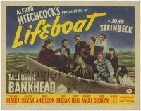 9r219 LIFEBOAT TC '43 Alfred Hitchcock's adaptation of John Steinbeck's story of nine survivors!
