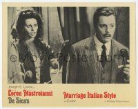 9r805 MARRIAGE ITALIAN STYLE LC '65 Matrimonio all'Italiana, Sophia Loren, Marcello Mastroianni!