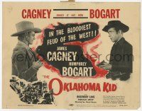 9r286 OKLAHOMA KID TC R56 James Cagney, Humphrey Bogart, bloodiest feud of the West!