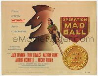 9r294 OPERATION MAD BALL TC '57 screwball comedy filmed entirely without Army co-operation!