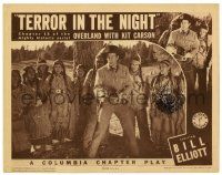 9r836 OVERLAND WITH KIT CARSON chapter 13 LC '39 Bill Elliot protects Indians, Terror in the Night!