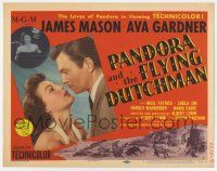 9r298 PANDORA & THE FLYING DUTCHMAN TC '51 romantic c/u of James Mason & sexy Ava Gardner!