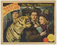 9r851 PERSONAL PROPERTY LC '37 Jean Harlow & Robert Taylor w/stuffed tiger, The Man in Possession!
