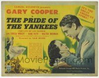 9r311 PRIDE OF THE YANKEES TC '42 Gary Cooper as baseball legend Lou Gehrig, Teresa Wright!