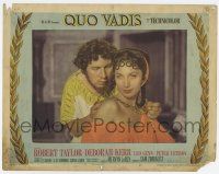 9r871 QUO VADIS LC #2 '51 c/u of Peter Ustinov as Nero & sexy Patricia Laffan as Poppaea!