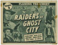 9r318 RAIDERS OF GHOST CITY chapter 2 TC '44 Dennis Moore western serial, Flaming Treachery!