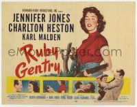 9r337 RUBY GENTRY TC '53 sleazy bad girl Jennifer Jones, Charlton Heston, directed by King Vidor!
