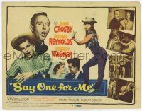 9r349 SAY ONE FOR ME TC '59 Bing Crosby, sexy Debbie Reynolds & Robert Wagner sing and dance!