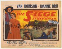 9r384 SIEGE AT RED RIVER TC '54 Van Johnson & pretty Joanne Dru in western action!