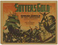 9r426 SUTTER'S GOLD TC '36 Edward Arnold & Binnie Barnes in the California Gold Rush!