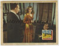 9r923 TALES OF MANHATTAN LC '42 beautiful Rita Hayworth by Mitchell pointing gun at Charles Boyer!