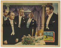 9r924 TALES OF MANHATTAN LC '42 George Sanders glares at Edward G. Robinson & others across table!