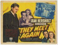 9r459 THEY MEET AGAIN TC '41 Dr. Christian Jean Hersholt finds a cure for an aching heart!